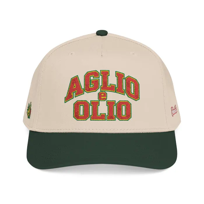Aglio e Olio vintage embroidered baseball cap
