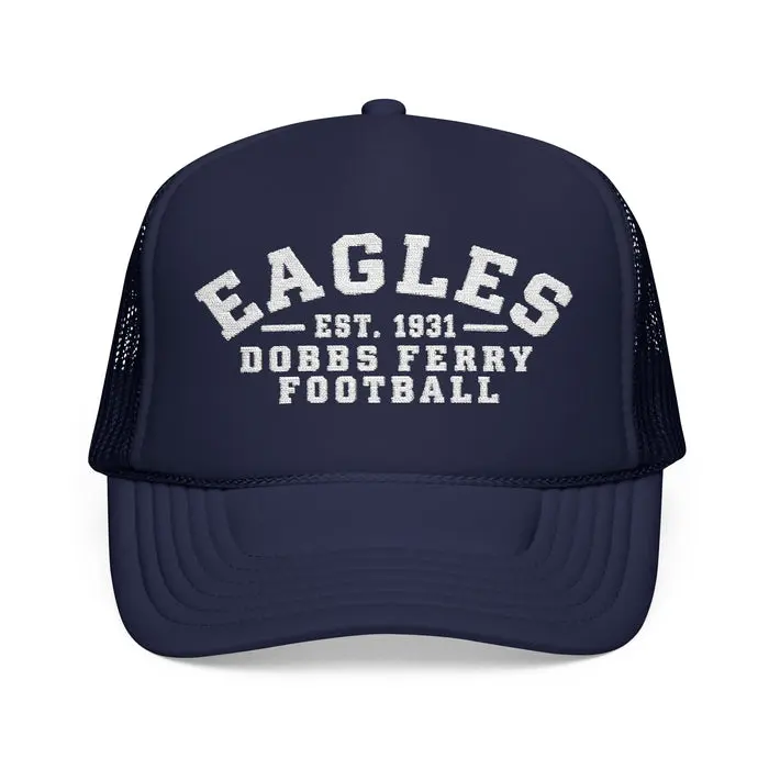 Eagles Football Trucker Hat — Vintage Foam Mesh Cap