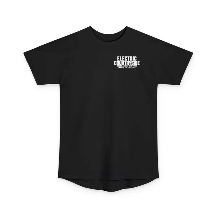 Electric Countryside Longbody Tee — Golic & Co. Land of the Free Graphic T-Shirt