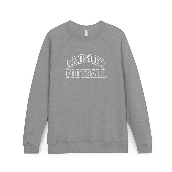 Ardsley Football Crewneck Sweatshirt — Vintage Collegiate Raglan