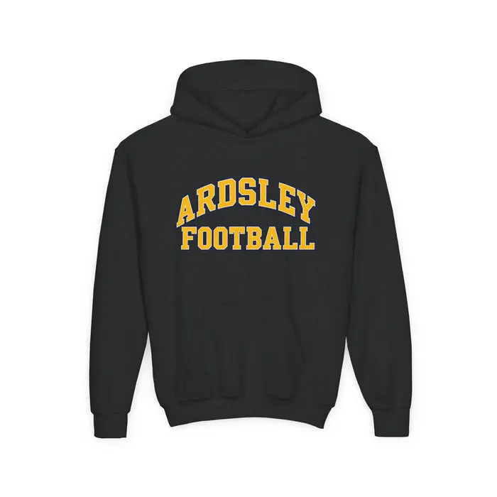 Ardsley Football Youth Hoodie — School Team Pullover with Panther Mascot