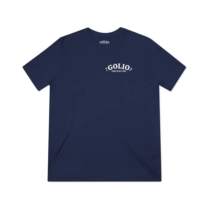 Golio & Co. Logo Tee — Navy Graphic T‑Shirt