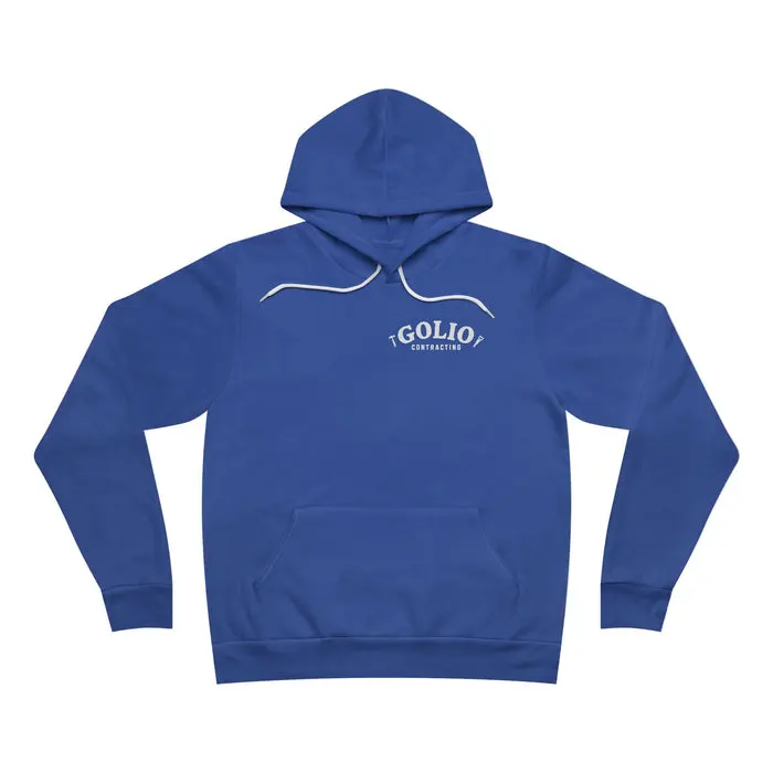 Golio Contracting Logo Hoodie — Lightweight Sponge Fleece Pullover