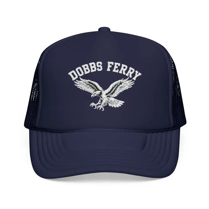 Trucker Hat — "Dobbs Ferry" Eagle Foam Mesh Cap